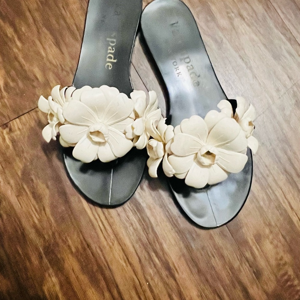 Kate Spade Cream Floral Women's Slides